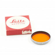 Leitz E41 Orange Filter Chrome + Box