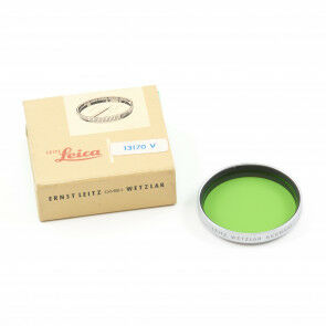 Leitz E41 GGR Green Filter Chrome + Box