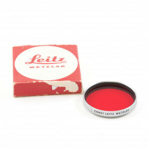 Leitz E41 Red Filter Chrome + Box